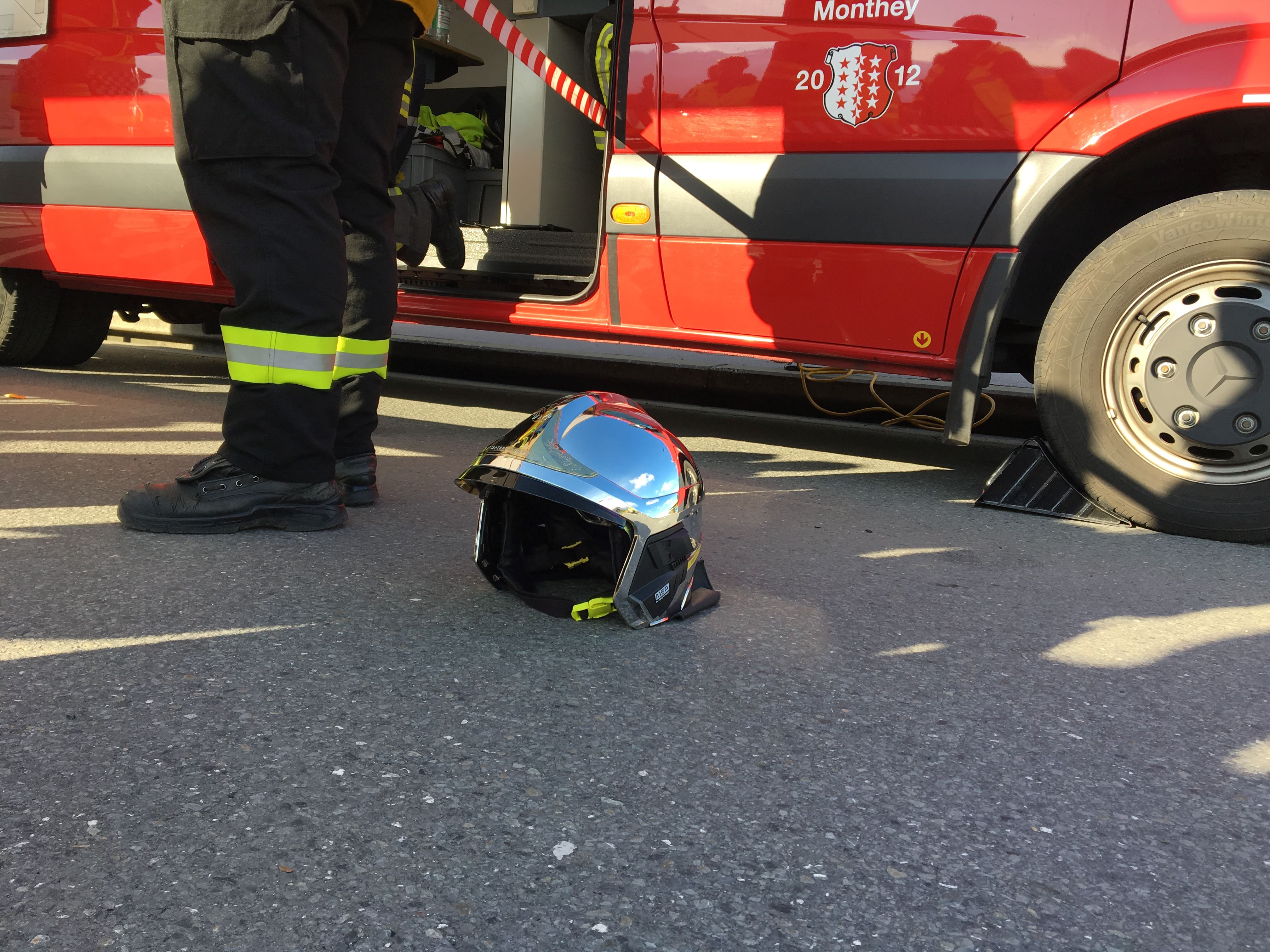 Début d'incendie à Monthey